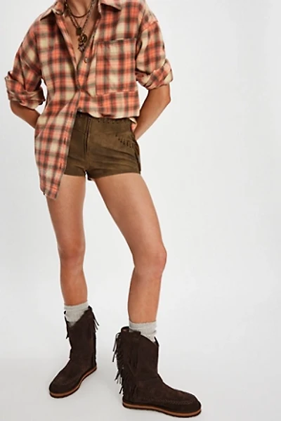 Faye Fringe Pull On Boots