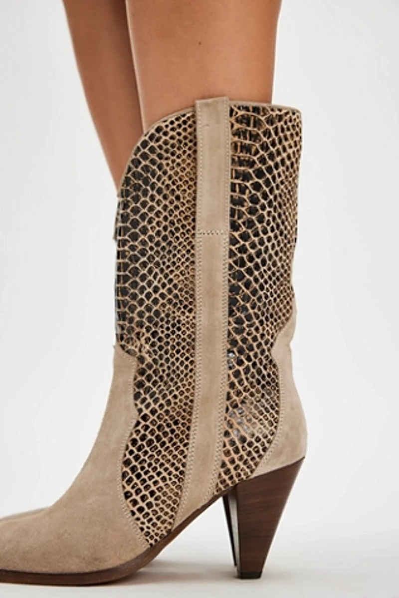 Feather Heel Boots