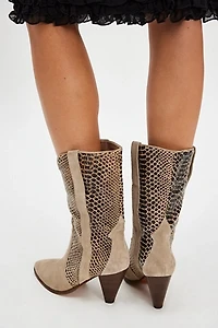 Feather Heel Boots