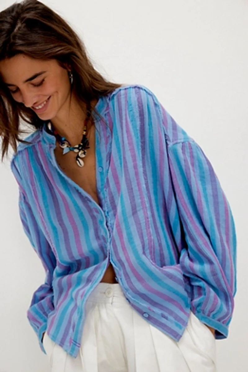 We The Free Valley Double Cloth Striped Shirt