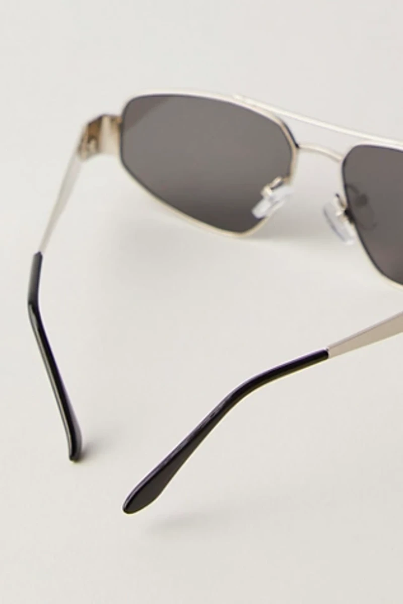 By The Shore Metal Aviator Sunglasses
