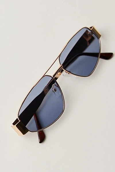 By The Shore Metal Aviator Sunglasses