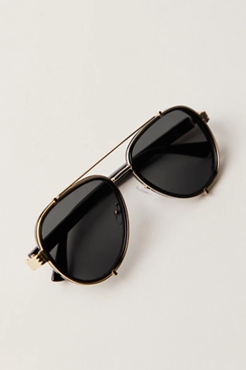 Wesley Oversized Aviator Sunglasses