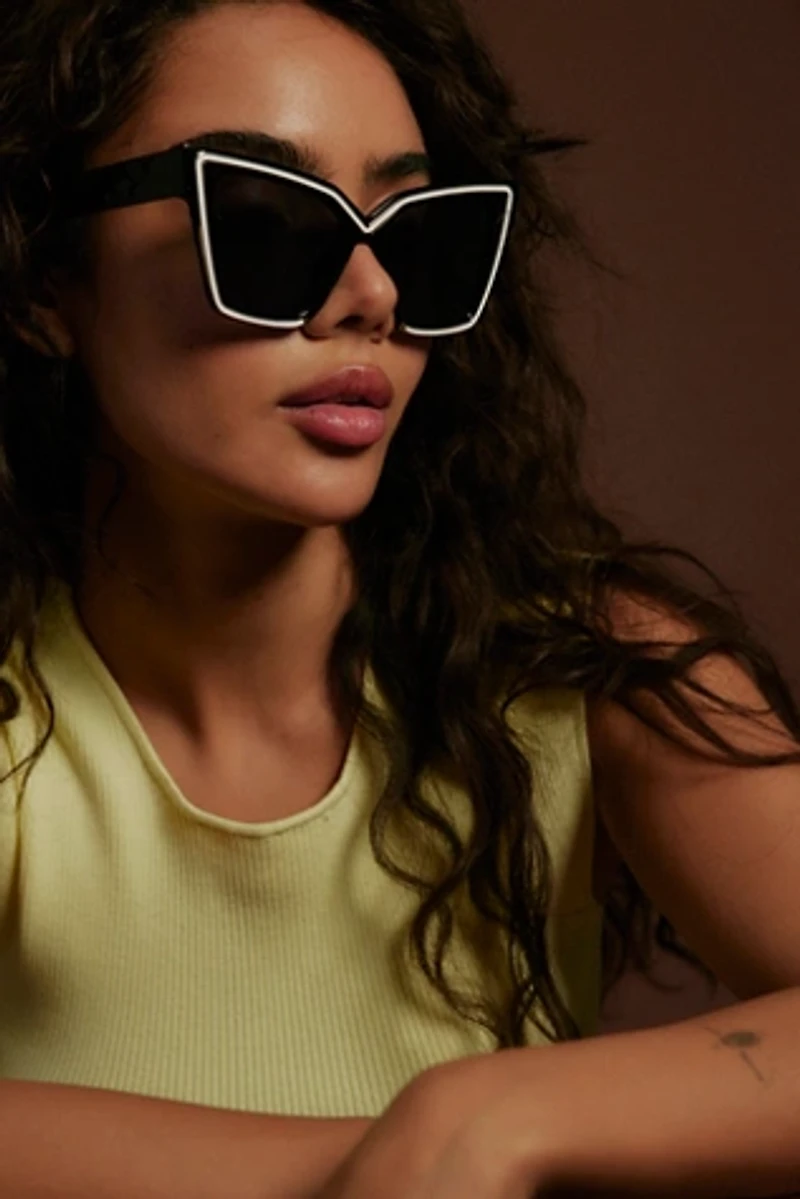 Rory Oversized Cat Eye Sunglasses