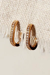 Lover's Tempo Solana Paperclip Hoop Earrings