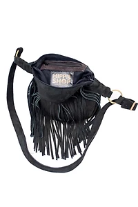 Hippie Shop Bohemian Suede Fringe Shoulder Bag