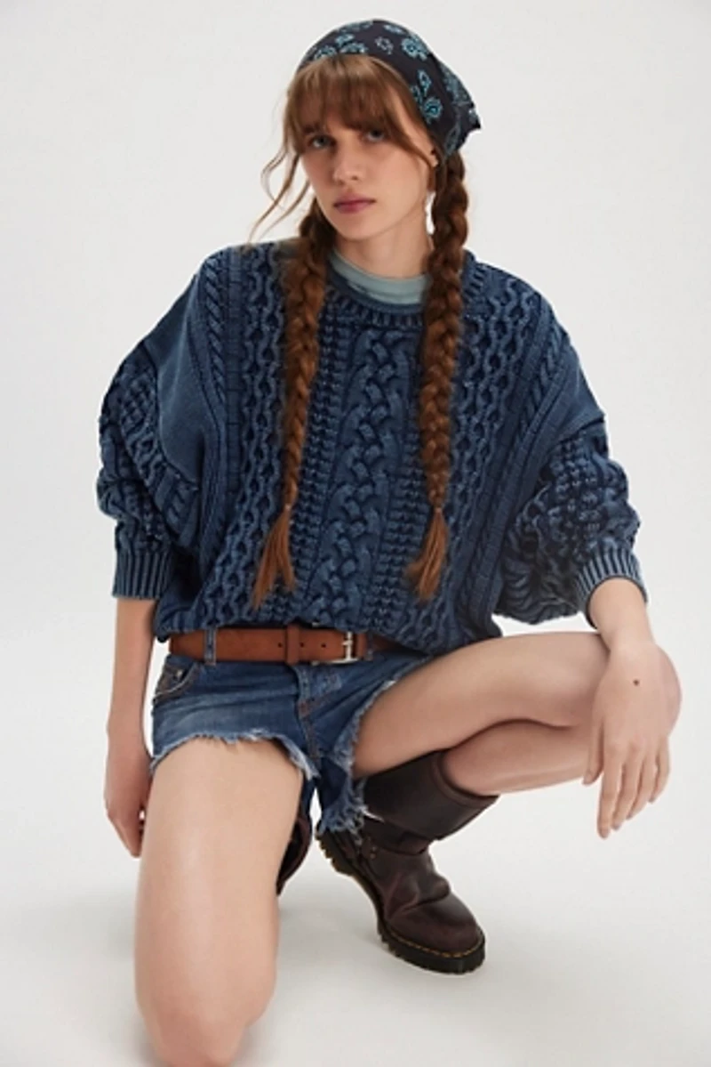 Denimist Oversized Aran Sweater