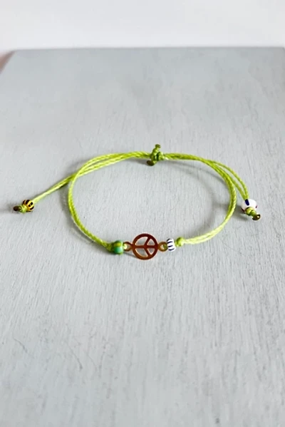Nancy Melet Green Peace Bracelet