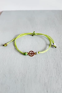 Nancy Melet Green Peace Bracelet