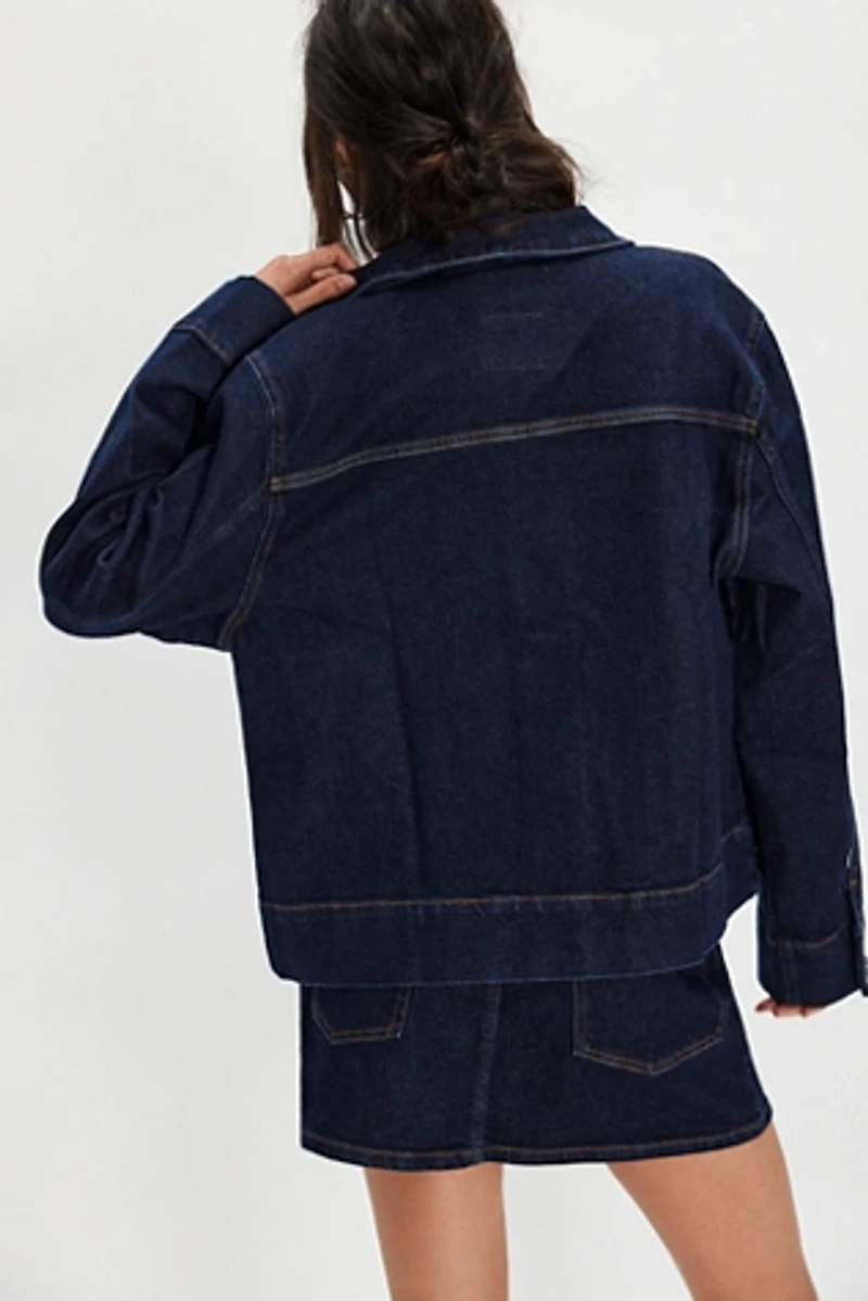 Thinking MU Dark Clean Denim Set