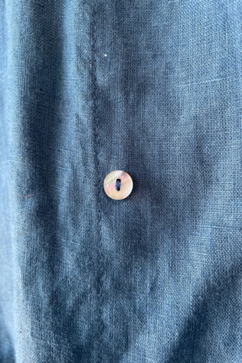 Fog Linen Work Blue Green Dress Selected by The Curatorial Dept.