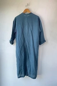 Fog Linen Work Blue Green Dress Selected by The Curatorial Dept.