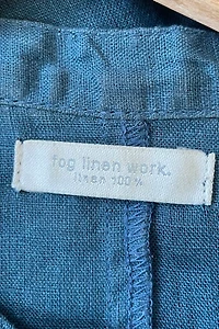 Fog Linen Work Blue Green Dress Selected by The Curatorial Dept.