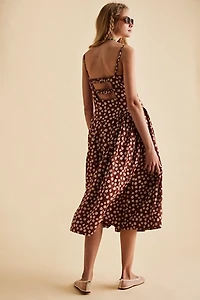 Salvador Printed Midi Dress