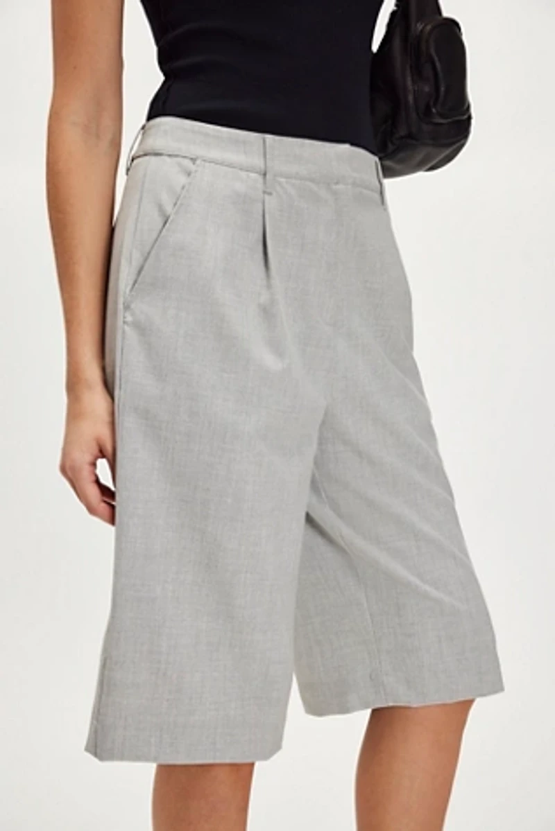 Clean Knee Length Trouser Shorts
