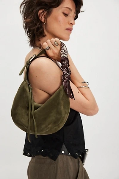 Sina Suede Shoulder Bag