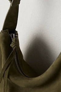 Sina Suede Shoulder Bag