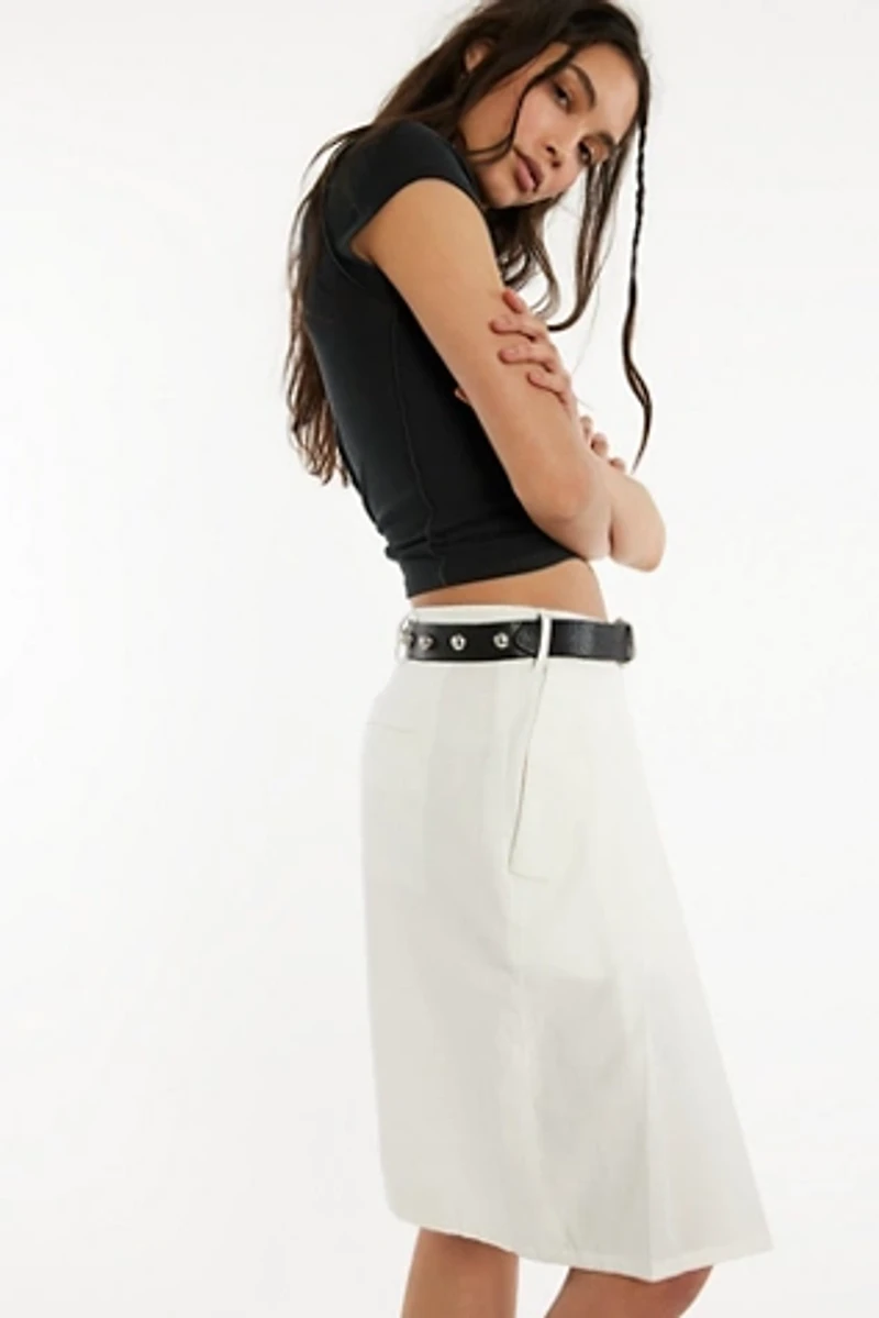 City Everly Linen Trouser Shorts