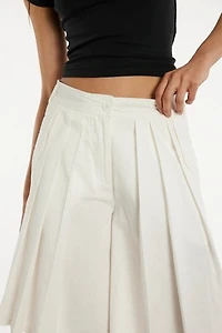 City Everly Linen Trouser Shorts