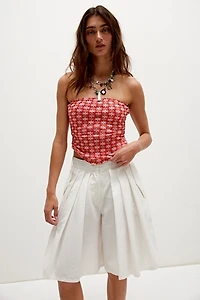 City Everly Linen Trouser Shorts