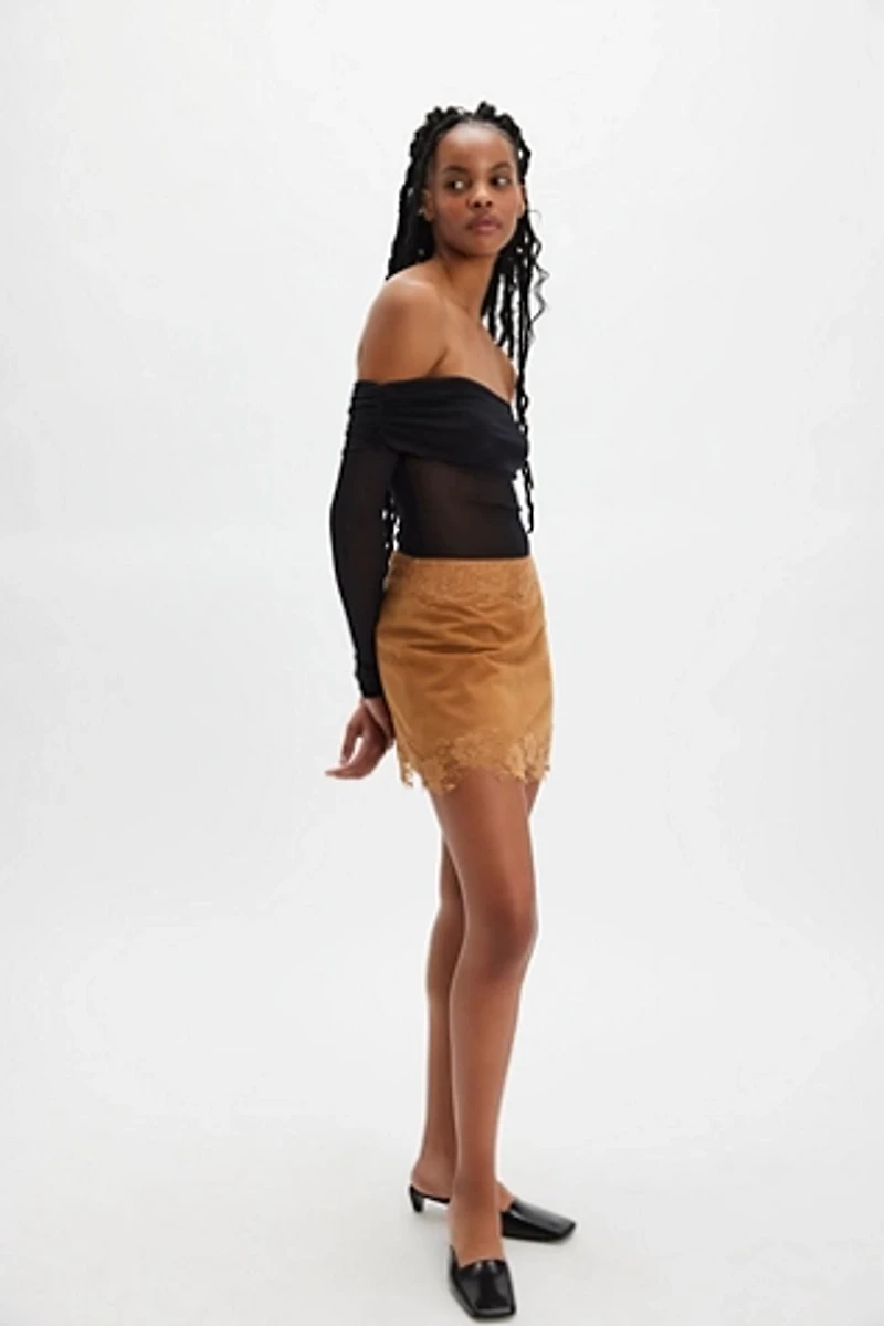 Nigel Preston Micro Suede Mini Fairy Skirt