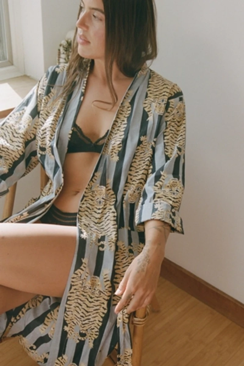 Be Deva Cheeta Bathrobe