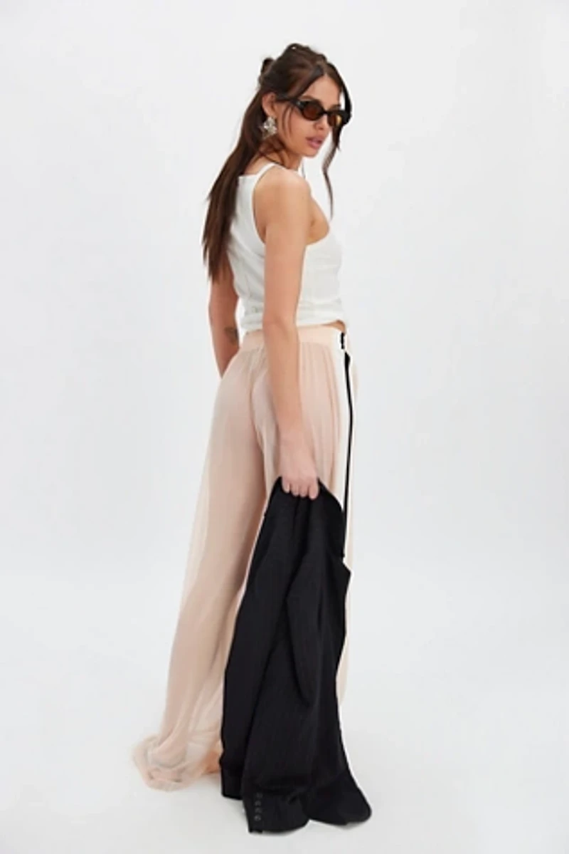 Norma Kamali Elephant Side Stripe Pants