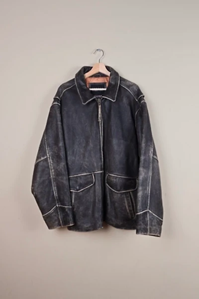 Vintage Andrew Marc x Wilsons Faded Leather Jacket Selected By The Igala NYC