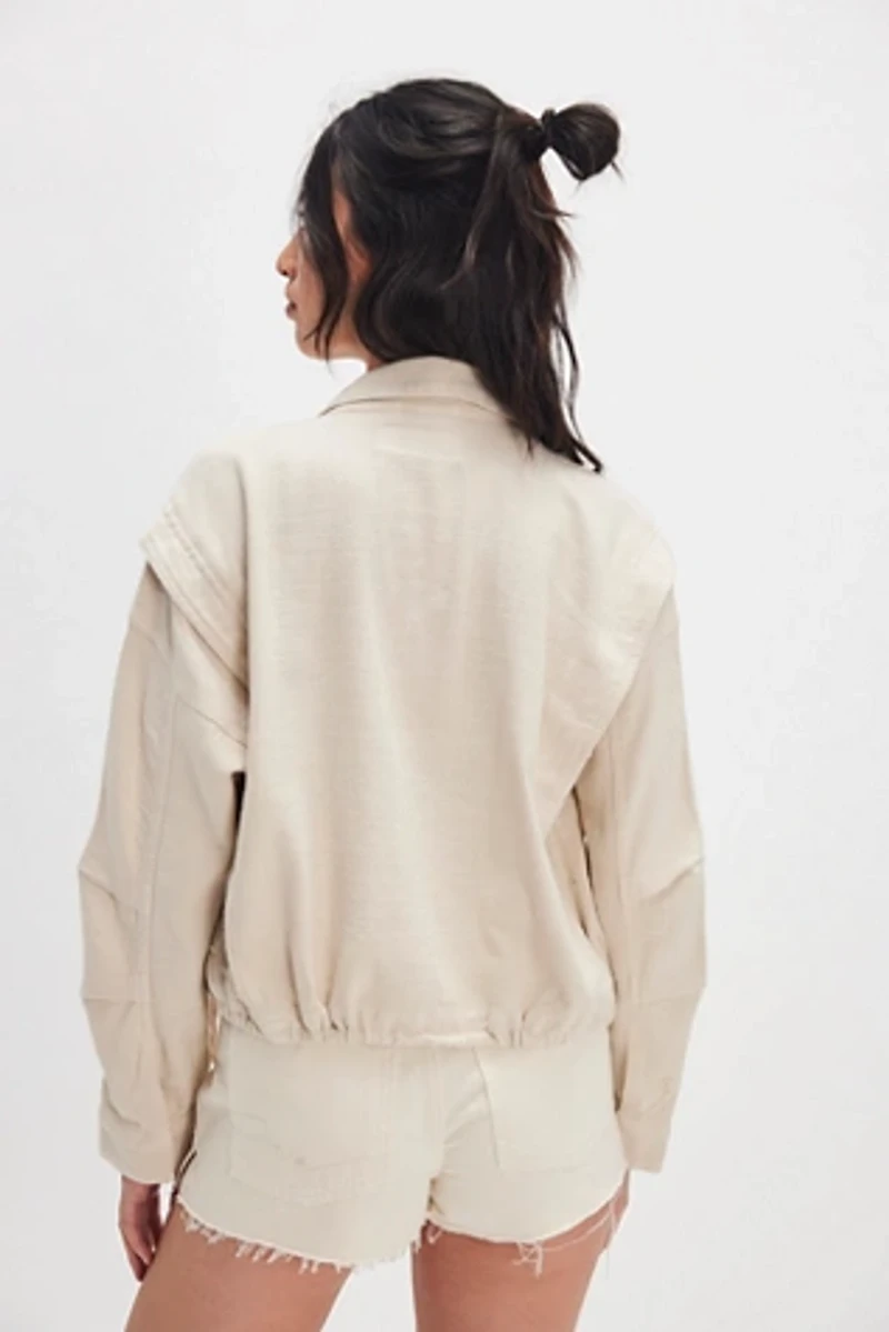 Blank NYC Cotton Bomber Jacket