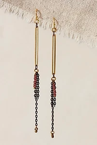 Marly Moretti Amethyst Stone Earrings