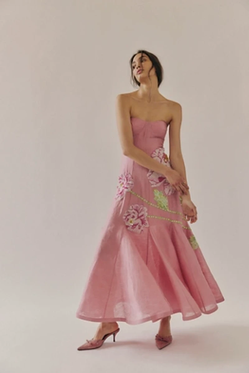La Fuori Peony Petaleeza Corset Gown