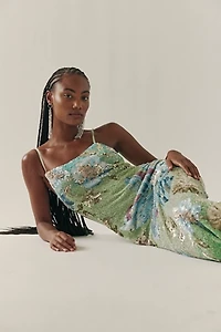 La Fuori Cascade Floralia Gown