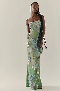 La Fuori Cascade Floralia Gown