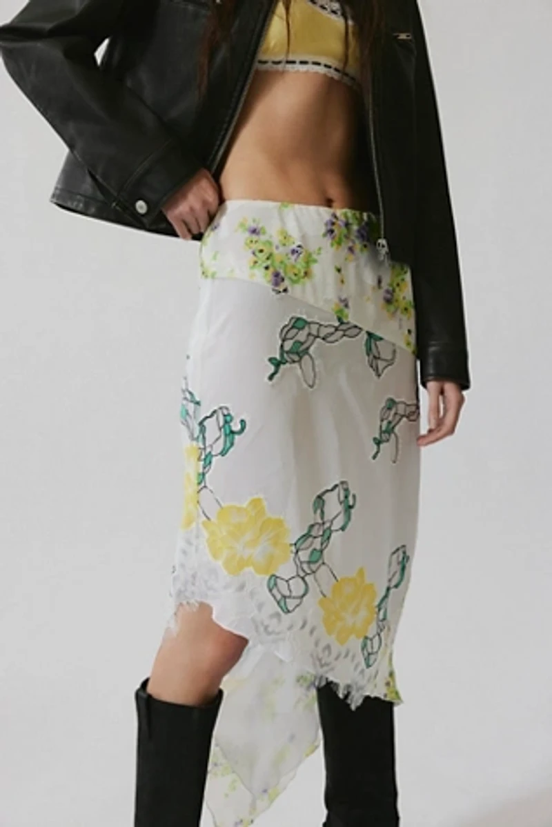 Anna Sui Asymmetrical Skirt