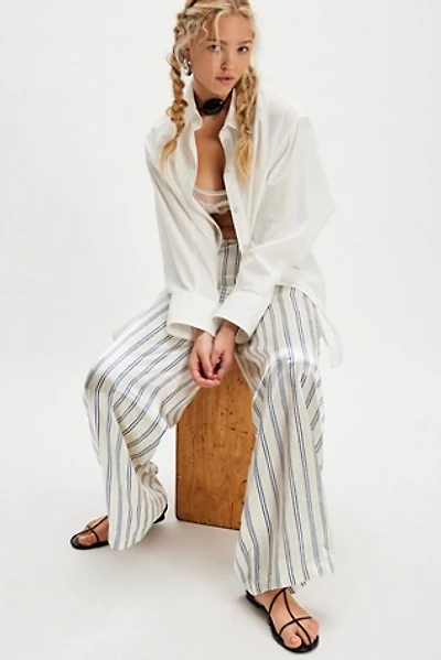 The Tiny Big Sister Striped Pull-On Trousers