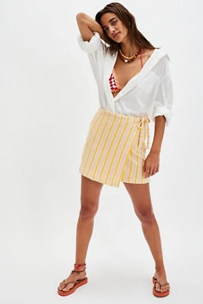 The Tiny Big Sister Towel Striped Skort