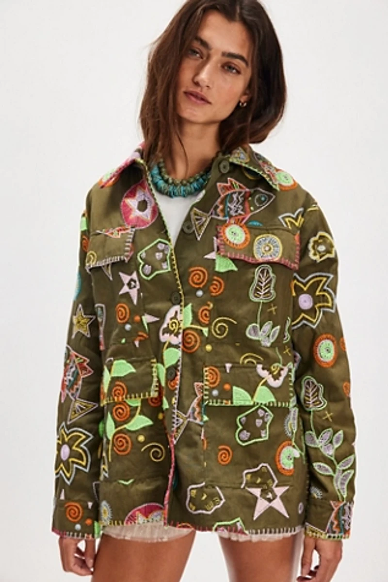 Manoush Embroidered Jacket