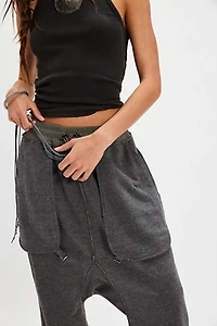 Asparagus Inside Out Baggy Pants