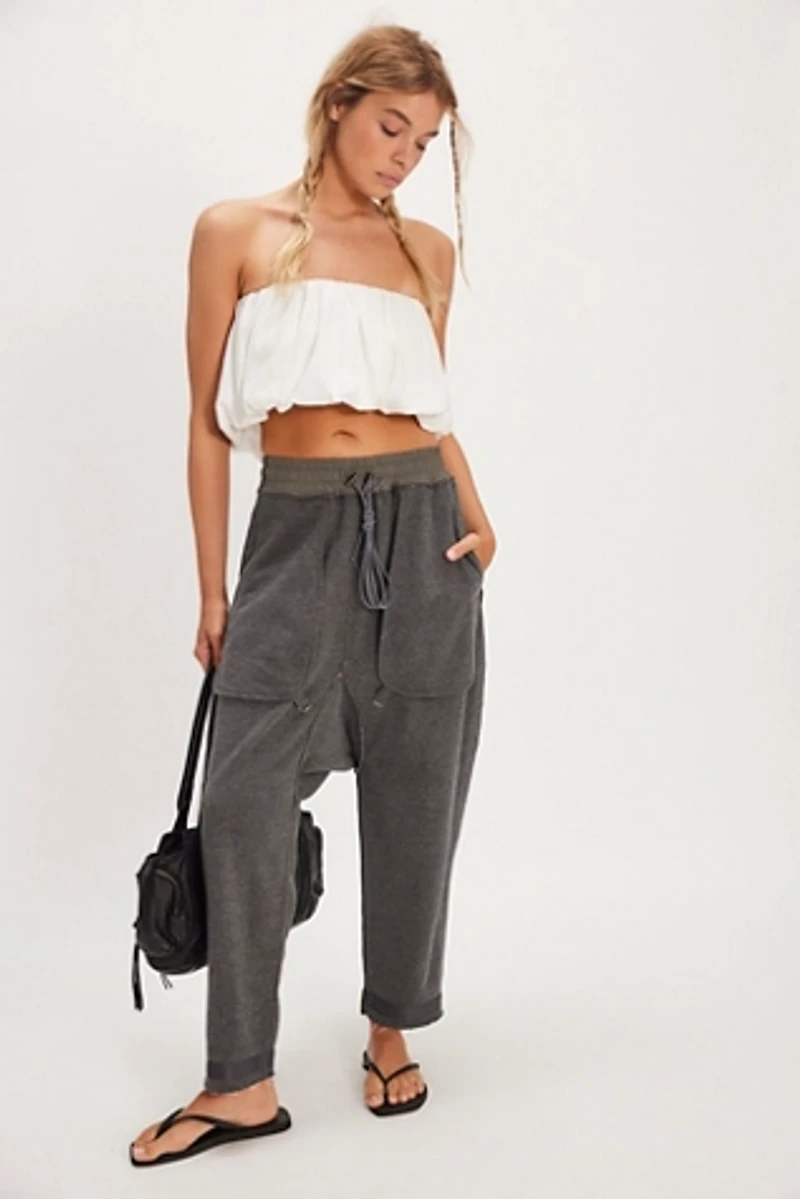 Asparagus Inside Out Baggy Pants