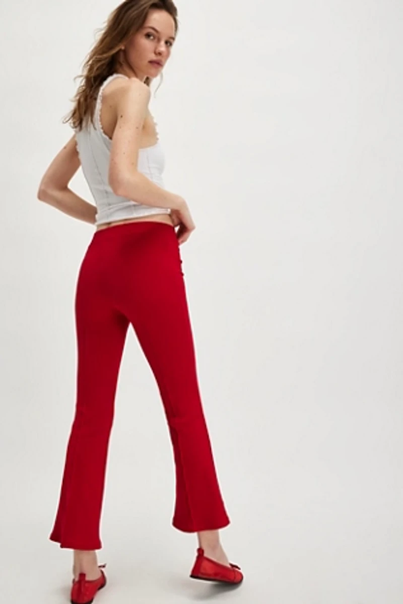 DONNI. The Rib Kick Flare Pants