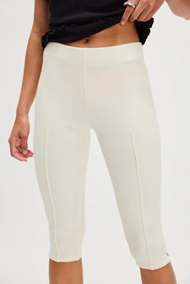 DONNI. The Rib Pedal Pusher Capris