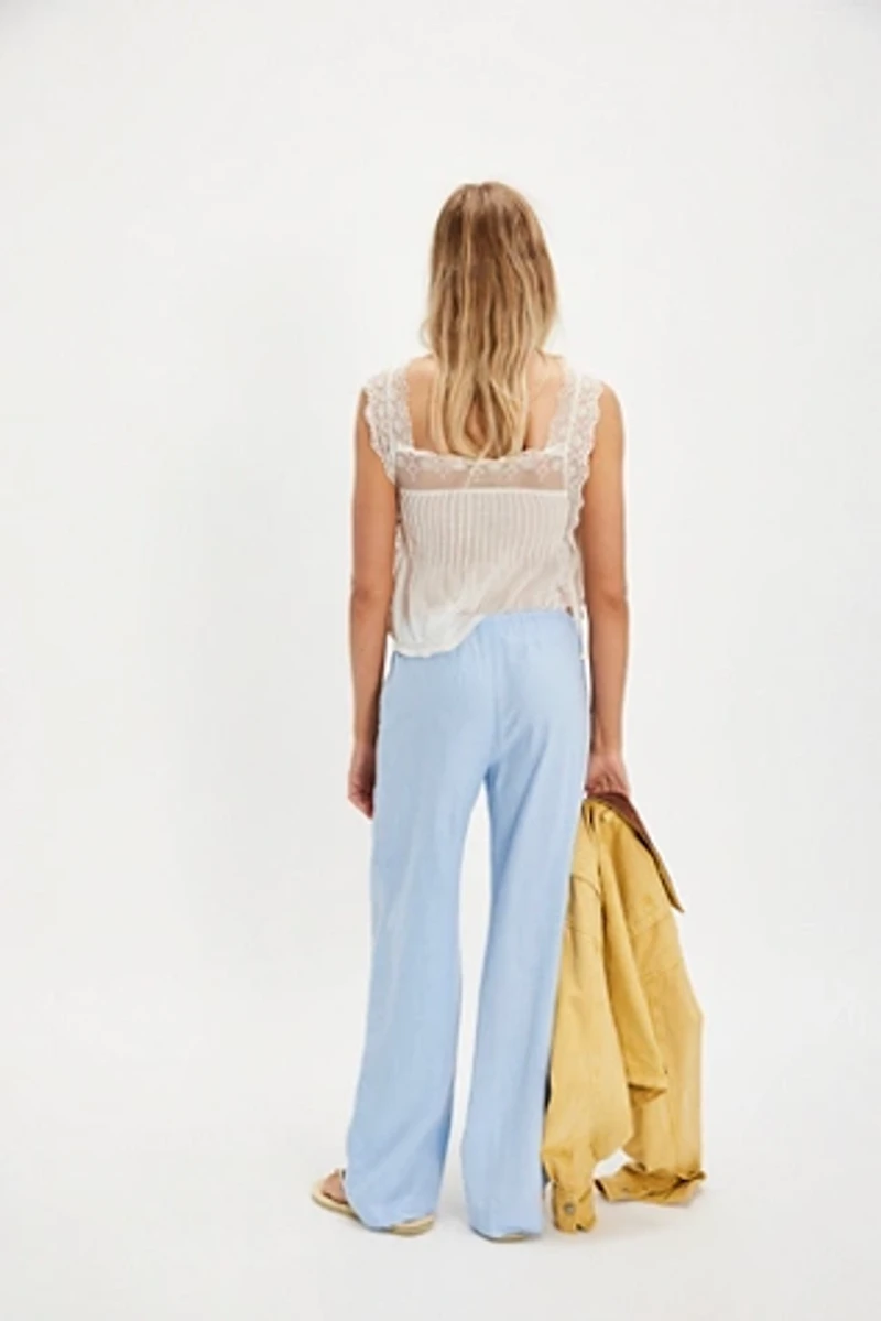 DONNI. The Linen Drawstring Pants