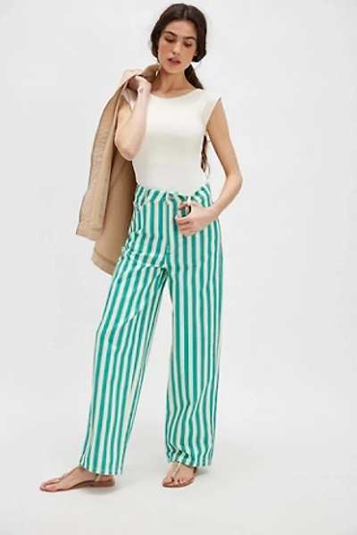 The Tiny Big Sister Striped Berta Long Jeans