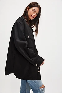 Asparagus Multi-Button Jacket