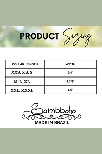 Sambboho Cheetah Dog Collar