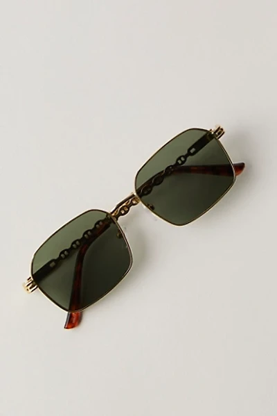 Rhythm Metal Rectangle Sunglasses