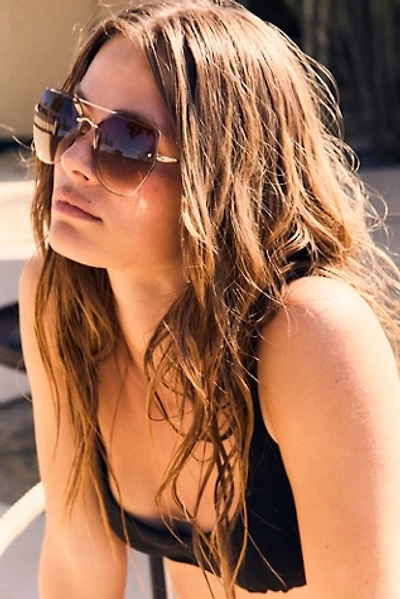 Alma Oversized Aviator Sunglasses