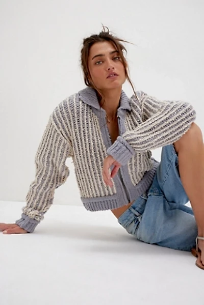 We The Free Cotton Collared Cardi