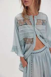 Hey Lover Solid Sleep Shirt