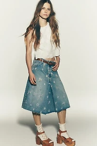 We The Free Daisy Mae Embroidered Skirt
